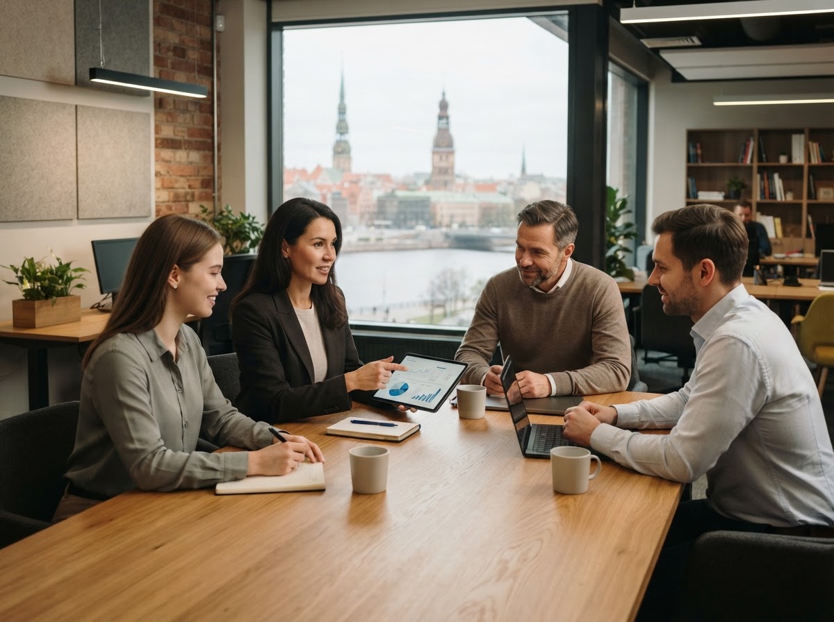 Amberia Capital analītiķu komandas darba process attālinātā vidē